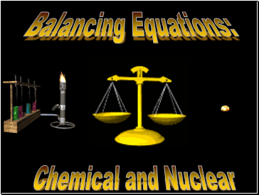 Chemical and Nuclear