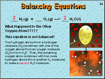 Balancing Equations