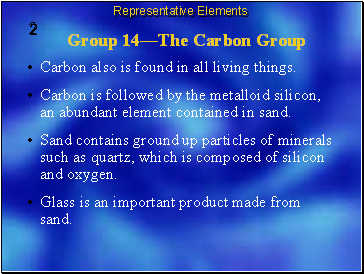 Group 14—The Carbon Group