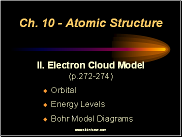 Electron Cloud Model