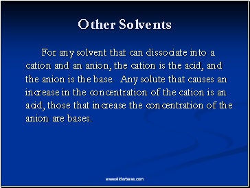 Other Solvents