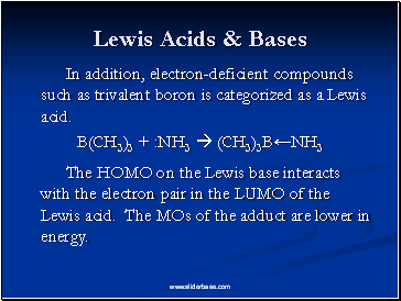 Lewis Acids & Bases
