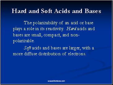 Hard and Soft Acids and Bases