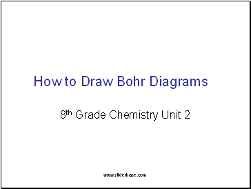 How to Draw Bohr Diagrams