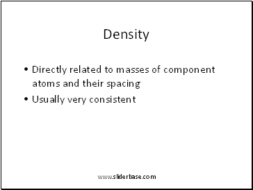 Density