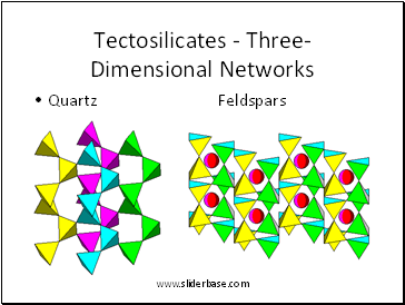 Tectosilicates - Three-Dimensional Networks