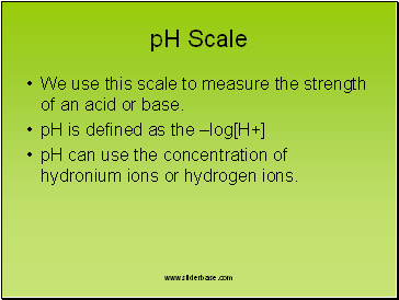 pH Scale