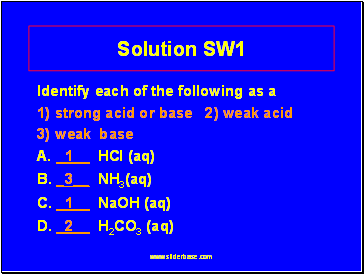 Solution SW1