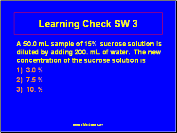 Learning Check SW 3