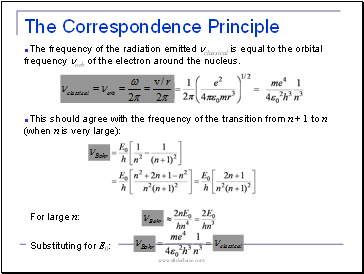 The Correspondence Principle