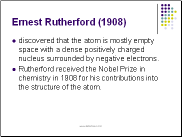 Ernest Rutherford (1908)