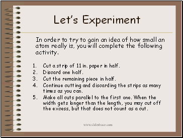 Lets Experiment