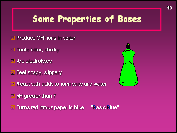 Some Properties of Bases
