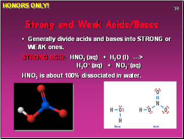 Strong and Weak Acids/Bases