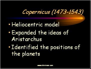 Heliocentric model