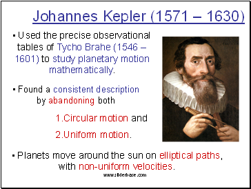 Johannes Kepler (1571  1630)