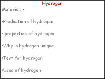 Hydrogen