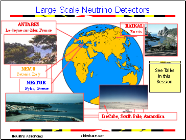 Large Scale Neutrino Detectors