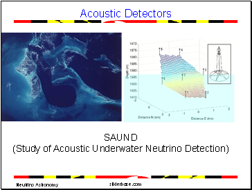 Acoustic Detectors SAUND (Study of Acoustic Underwater Neutrino Detection)
