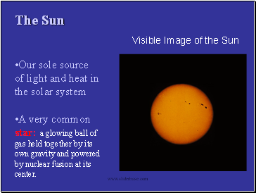Classroom Presentation about the Sun