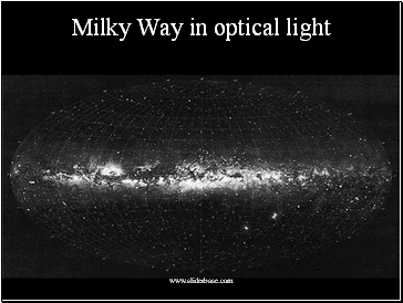 Milky Way in optical light