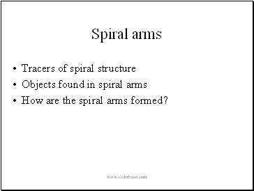 Spiral arms