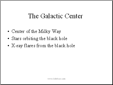 The Galactic Center