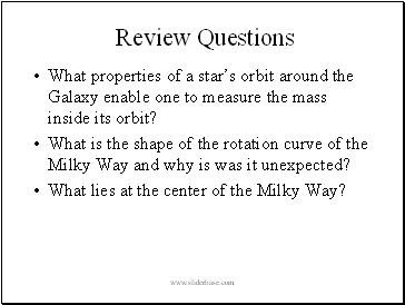 Review Questions