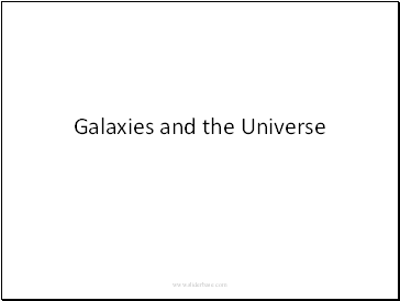 Galaxies and the Universe