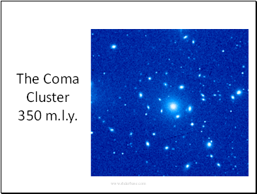 The Coma Cluster 350 m.l.y.