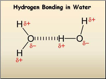 Hydrogen Bonding in Water