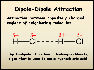 Dipole-Dipole Attraction