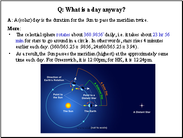 Q: What is a day anyway?