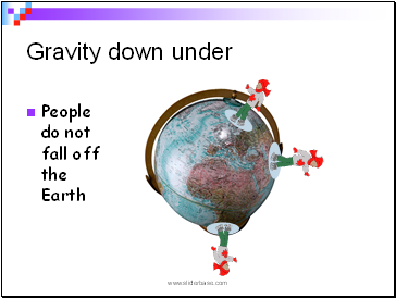 Gravity down under