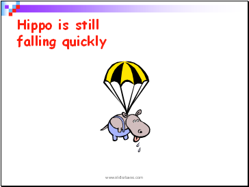 Hippo is still falling quickly