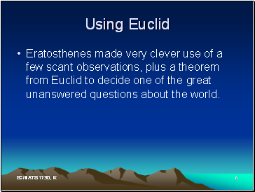 Using Euclid