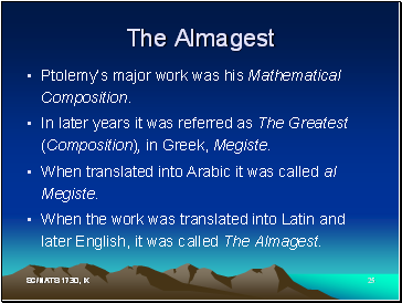 The Almagest