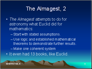 The Almagest, 2