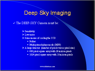 Deep Sky Imaging