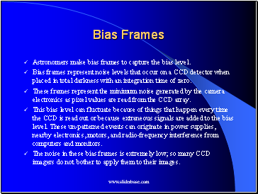 Bias Frames