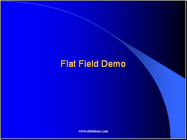 Flat Field Demo