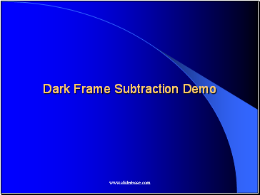 Dark Frame Subtraction Demo