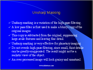 Unsharp Masking