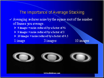 The Importance of Average Stacking