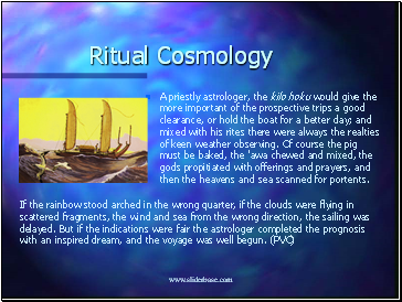 Ritual Cosmology