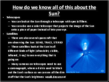How do we know all of this about the Sun?