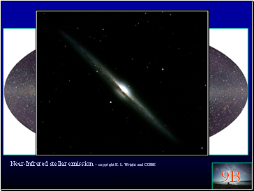 Near-Infrared stellar emission  copyright E. L. Wright and COBE