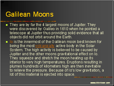 Galilean Moons