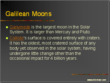 Galilean Moons