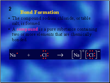 Bond Formation